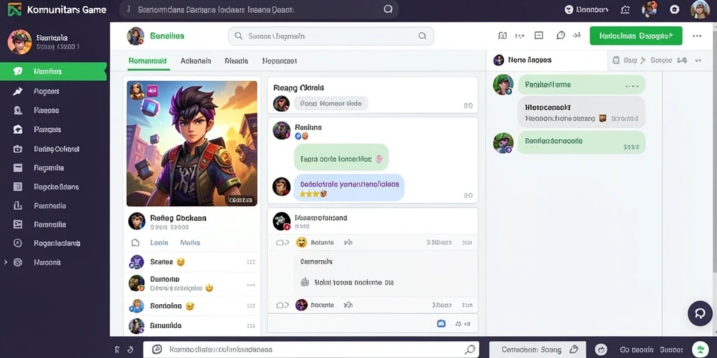 Tampilan antarmuka yang menarik di dalam game.