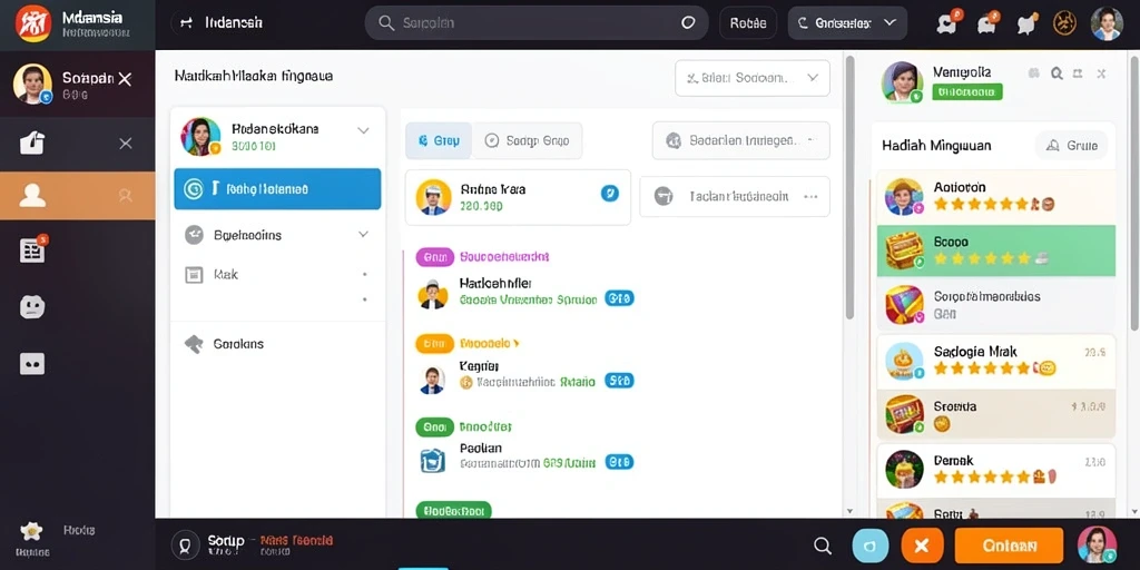 Screenshot menunjukkan karakter utama sedang menjelajah hutan.
