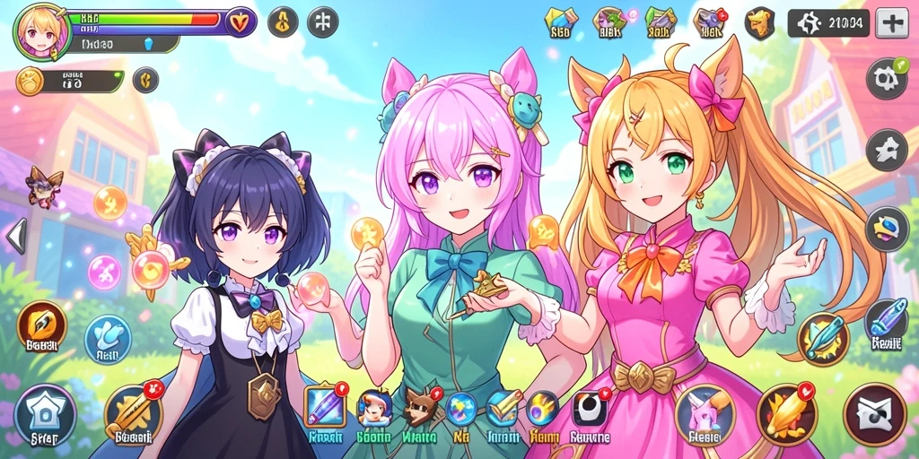 Tampilan menu utama game R6R6 yang menarik.