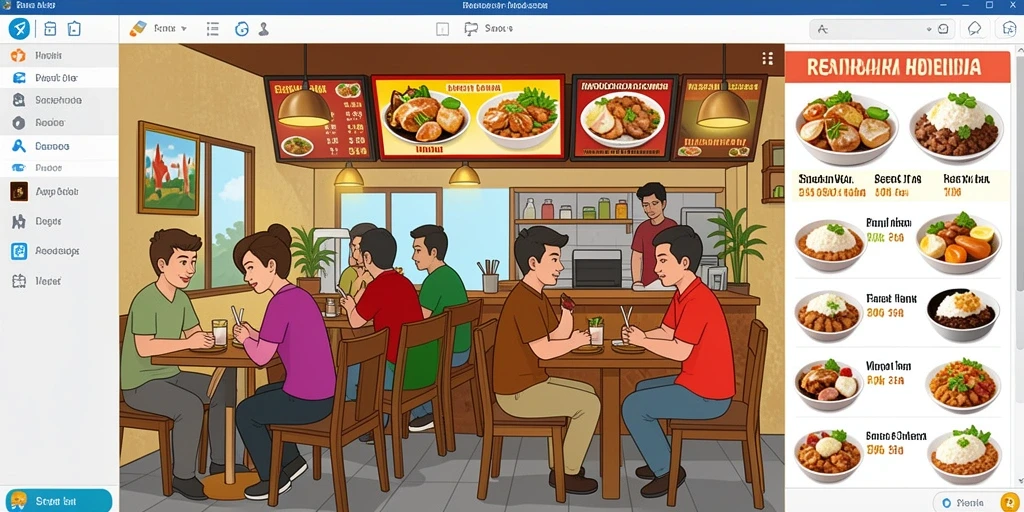 Tampilan antarmuka yang intuitif dan menarik.